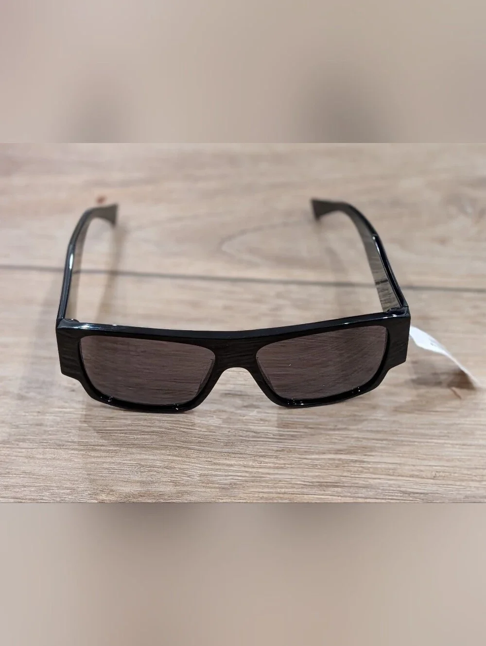 $570 Mens Authentic BOTTEGA VENETA 57mm Square Sunglasses Black/Gray